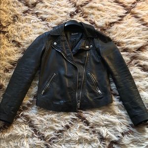 Madewell leather jacket